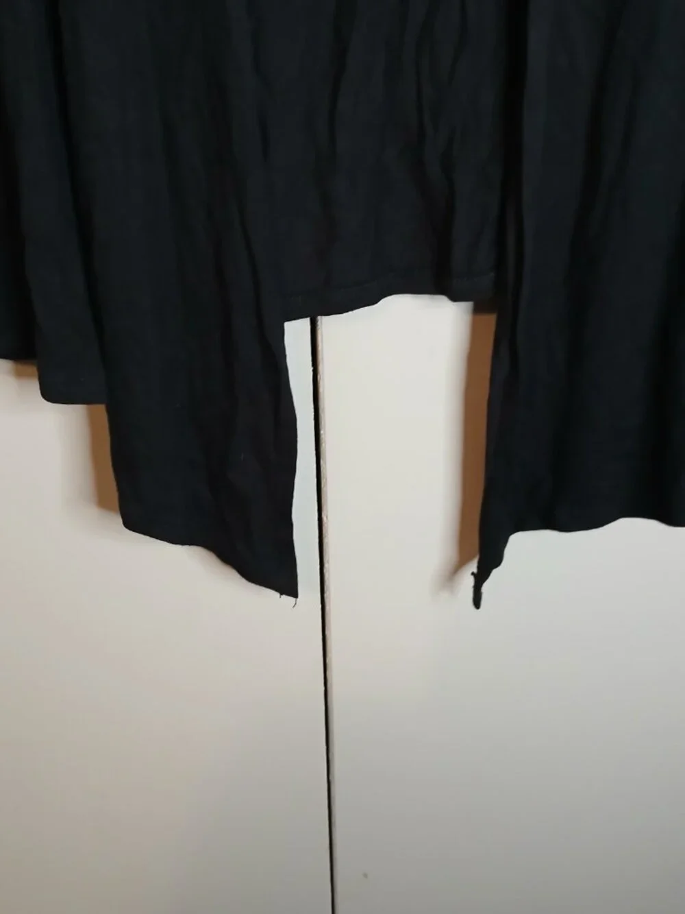 B+B Women's Black Large Cardigan Open Front Designer Shawl (1089G4)